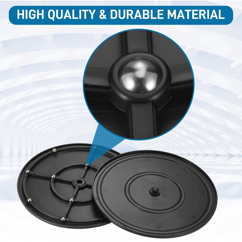 Pack of 2 turntable 20 cm rotating universal turntable, 360