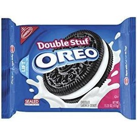 Oreo Double Stuf Chocolate Sandwich Cookies, Original, 15.35 ounce (Pack of 3)