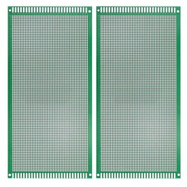 Eagles 2PCS 13x25 cm Double Sided PCB Board,Tinned Prototype Diy Universal FR4 Printed Circuit PCB Board Protoboard pcb kit Electronic Board compatible with Arduino Kits