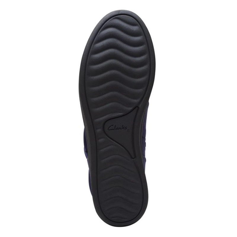 Clarks Breeze Dusk Botines para mujer, Dark Navy Textile, 5