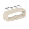 FanTEK 10pcs Watch Strap Holder Loop, 18mm Silicone Watch Band