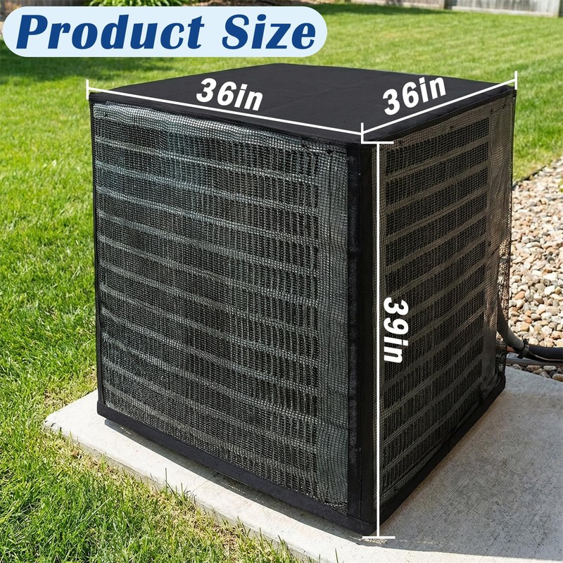 Ideal Swan 36in Outdoor AC Unit Cover, Mesh Defender with