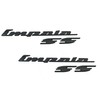 2pcs 1994 1995 1996 Impala Ss Rear Quarter Panel Badge