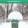 PFNRTH Rotating Dome Squirrel Baffle for Bird Feeders,Two-Ways:Bird Feeder Dome