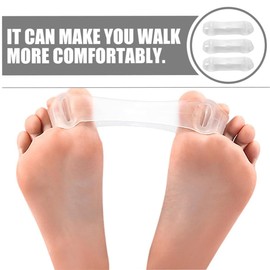 Price Xes Toe Resistance Bands for Bunion, Gel Bunion Corrector Big Toe Stretcher Tension Bunion Exercise Straps for Hammer, Overlapping Toe Correct & Alignment, 2 Pcs