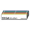 Avery 5266 Permanent Filing Labels, 1/3 Cut, 750/Pk, Rd/Be/Gn/Pe/Yw