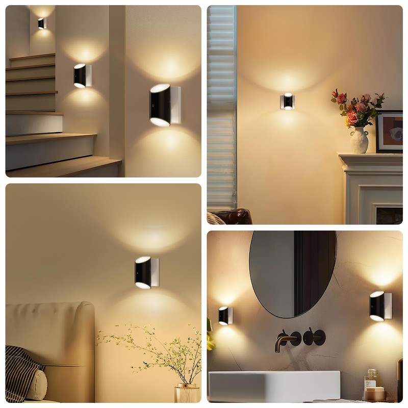 AMIR LED Night Light Plug in, LED Motion Sensor Night