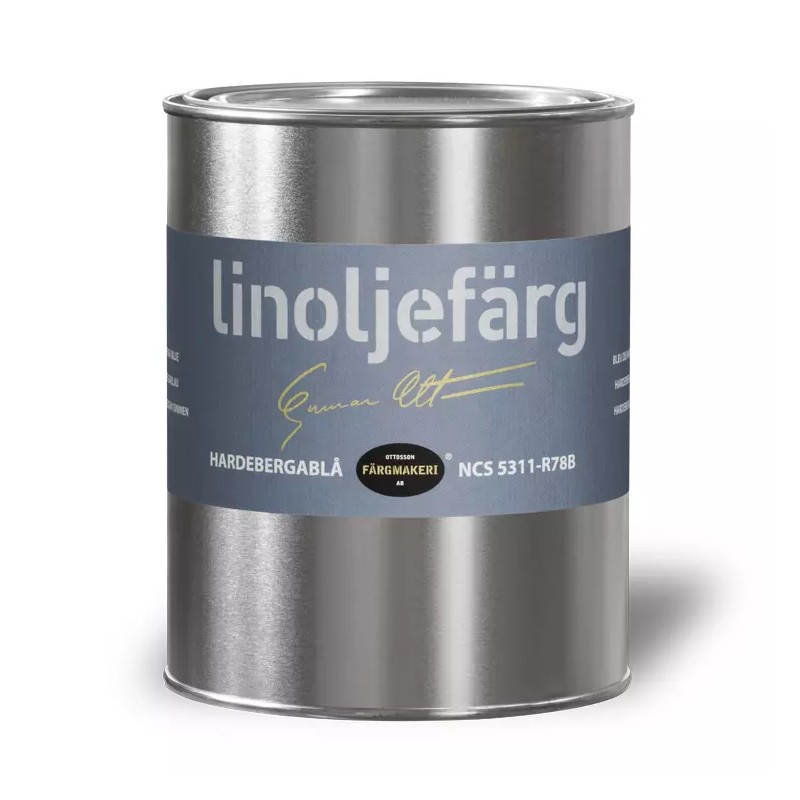Ottosson Färgmakeri Linseed Oil Paint - Hardeberga Blue - 1