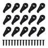 MOROBOR 50PCS Glass Retainer Clips Kit, 4MM Glass Panel Retainer