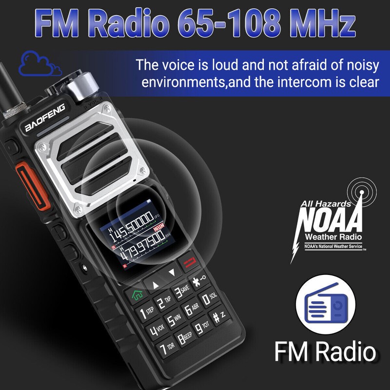 Baofeng US Baofeng UV-25 Tri Band NOAA Type-C Charging Ham