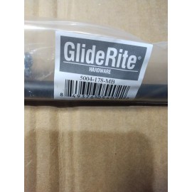 GlideRite 7" CC 10" Steel Cabinet Bar Pull Matte Black - 5004-178-MB-1