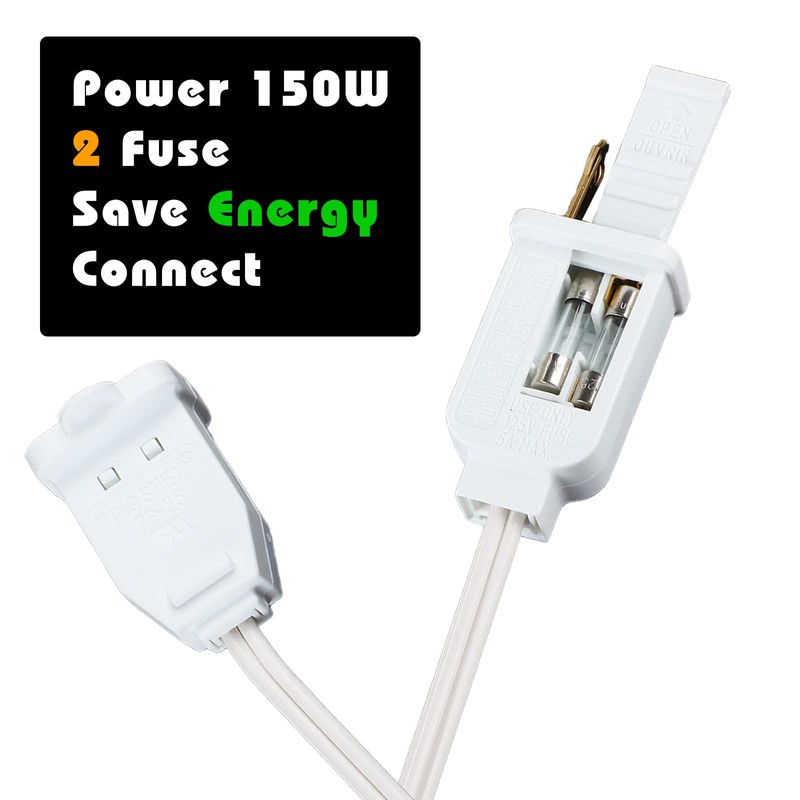 Leymays Lamp Dimmer Switch Extension Cord Plug in Dimmer -