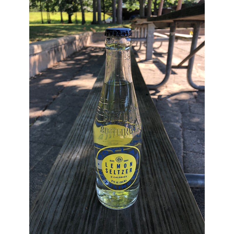 Boylan Lemon Seltzer, 12 fl oz (24 Glass Bottles)
