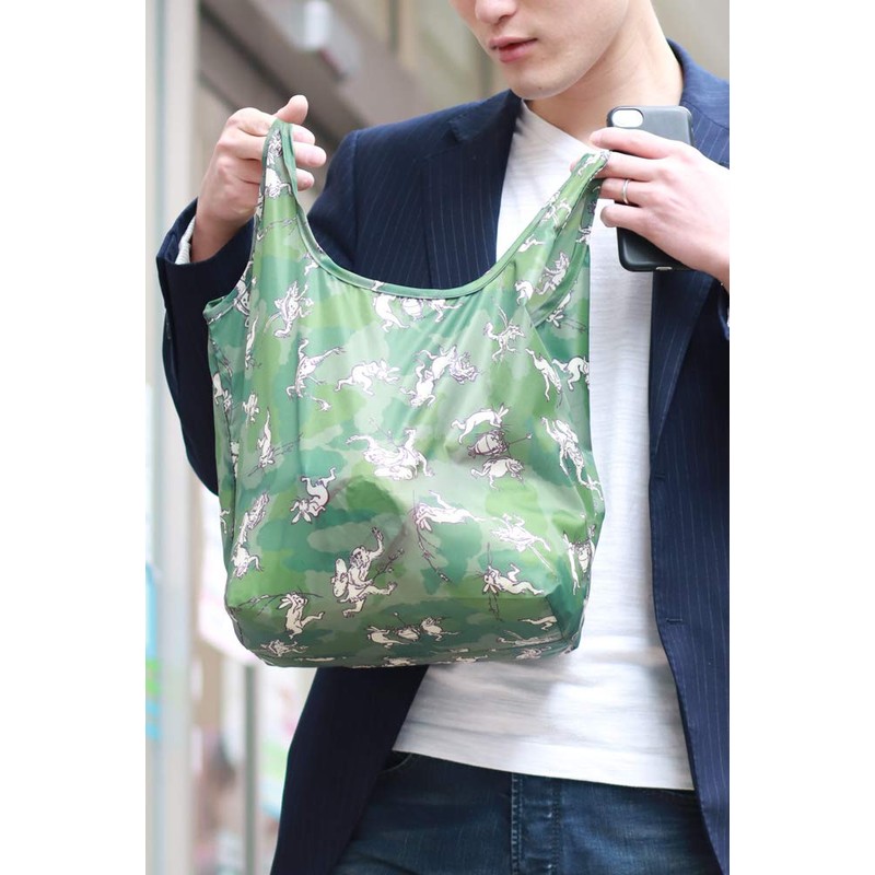 Wide Bottom Bento Eco Bag Choju-Giga