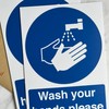 Wash your hands please Sign - A4 1 mm Rigid