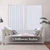 RYB HOME 100% Blackout Self Adhesive Portable Blackout Curtain, Greyish