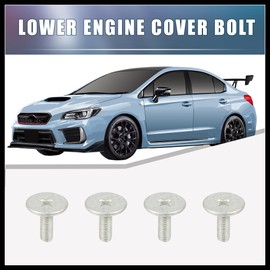 Hihaha Car Engine Shield Cover Bolt 90105-TBA-A00 Cover Bolt Pin Screws for Honda Accord CRV Civic (Pack of 4) Durable Material