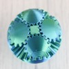 3D Printed - Mechanical Gear Ball Figurine Decor Plastic Smooth:_Gold