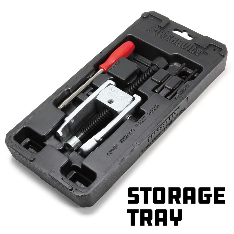 Powerbuilt 648460 Power Steering Pulley Puller, black