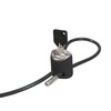 Motorcycle scooter helmet lock cable loop lock secure helmet gear