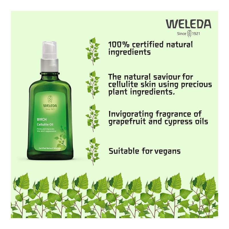 Weleda Berken Anti Cellulite Olie - 100ml