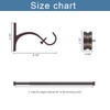 1 Inch Diameter Single Curtain Rods for Windows 48 to