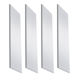 YIEMI 6061 Aluminum Bar，3/16"Thickness x 2"Width x 12"Length Rectangle Aluminum Flat Bars，4 Pcs