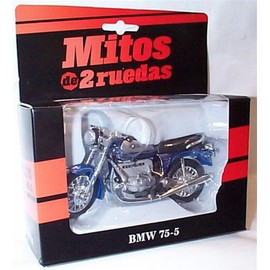 welly dark blue B.M.W 75-5 bike 1:18 scale diecast model