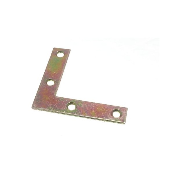 One Stop DIY 12 x Flat Corner Braces Angle Brackets