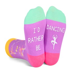 HAPPYPOP Dance Socks For Girls Ballerina Socks For Girls Ballet Socks For Girls Dance Gifts For Girls Ballerina Gifts For Girls 8-10 Ballet Gifts For Girls 7-10