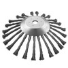 NeJesZoe 10 inch Unbreakable Steel Wire Weed Brush Cutter Trimmer