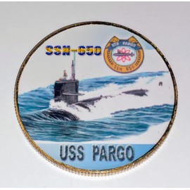 Navy USS Pargo SSN-650 Submarine #112 Military Honor Challenge Coin