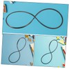 BIUDECO 2pcs Floor Protection Ring for Salon Chair Durable Rubber