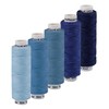 5 x 50 m Linen Yarn, Linen Thread, Flax Sewing