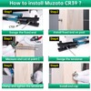 Muzata 20 Pack 1/8" Cable Railing Hardware Kit Hand Swage