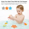 Kucucyle Silicone Drain Cover, Bath Drain Cover with 5 Strong