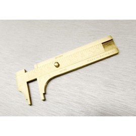 Brass Sliding Gauge Pocket Caliper Vernier 2-1/2" Measuring Tool Made in Germany