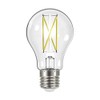 Satco S12415, 8 Watt, A19, Clear, Medium Base, 3000K, 90