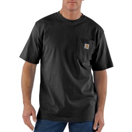 CarharttmensLoose Fit Heavyweight Short-Sleeve Pocket T-ShirtBlackXX-Large Tall