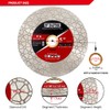 DT-DIATOOL Diamond Blade 5 Inch 125mm for Cutting Porcelain Tile