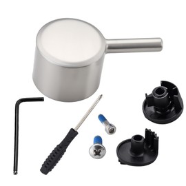 Replacement for 100657 Moen Tub/Shower Lever Handle, Compatible with Moen PosiTemp Valve Systems and Trol Valve, Single Handle Faucets for Adjust Water Volume and Temperature, Brushed Nickel