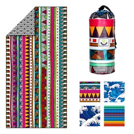 4Monster Microfiber Beach Towel Quick Dry,Super Absorbent Lightweight Travel Towel for Swimmers, Sand Free Camping Towel, Beach Towels for Pool, Swim, Water Sports,Yoga,Gym,Backpacking