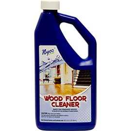 Nyco Wood Floor Cleaner - 32 oz - Removes Dirt & Soil from Sealed Wood Floors - Safe on Finished Wood - Restores Natural Beauty & Shine - (NL90472-903206)