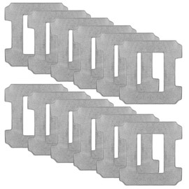 HAOYULUO 12 St1ck Ersatz Wischt1che f1r Ecovacs Winbot W1 Pro/W1/W2 Omni/W2, Fensterputzroboter Reinigungst1cherkompatibel mit Ecovacs Winbot W1/W2 Reinigungspads, f1r Fensterstaubsauger, Reinigung von Staub