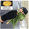 Copper Care Copper Infused Compression Gloves Large (Black, Large, XLarge,