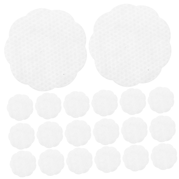 Healeved 100pcs Makeup Remover Pads: Soft Flower Non-woven Fabric Rounds