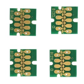 BJ-INK Empty Refillable Ink Cartridges Chips Compatible with Epson 812XL T812XL to Use for WF-3820 WF-3825 WF-4830 WF-4835 WF-7840 WF-7820 (812chip)