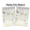 10x13, 14x17 Inch 100 Pack Marble Tile Poly Mailers, Mosaic