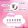 FADLASH Lash Extension Kit 100D Cluster Lashes 12-18mm Eyelash Clusters