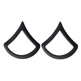 Uniform Accessories Unlimited Inc U.S. Army Black Metal Enlisted Rank (E-3 PRIVATE FIRST CLASS)